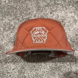 NWOT - Traeger Quilted Orange Cap